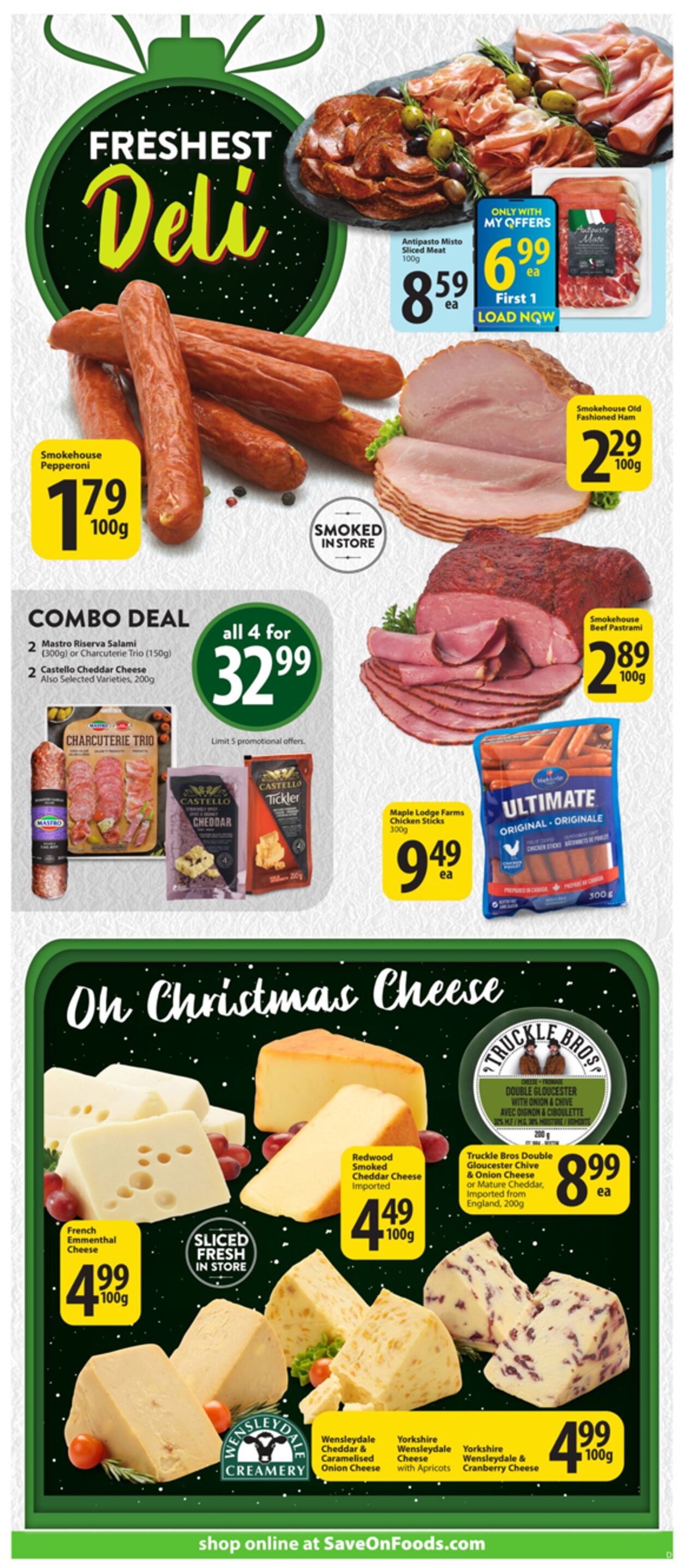 Flyer Save-On-Foods 15.12.2022 - 26.12.2022