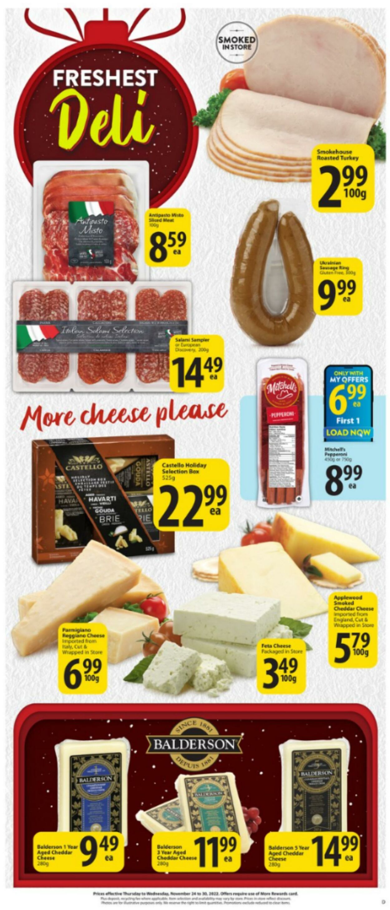 Flyer Save-On-Foods 24.11.2022 - 30.11.2022