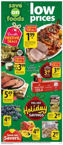 Flyer Save-On-Foods 24.11.2022-30.11.2022