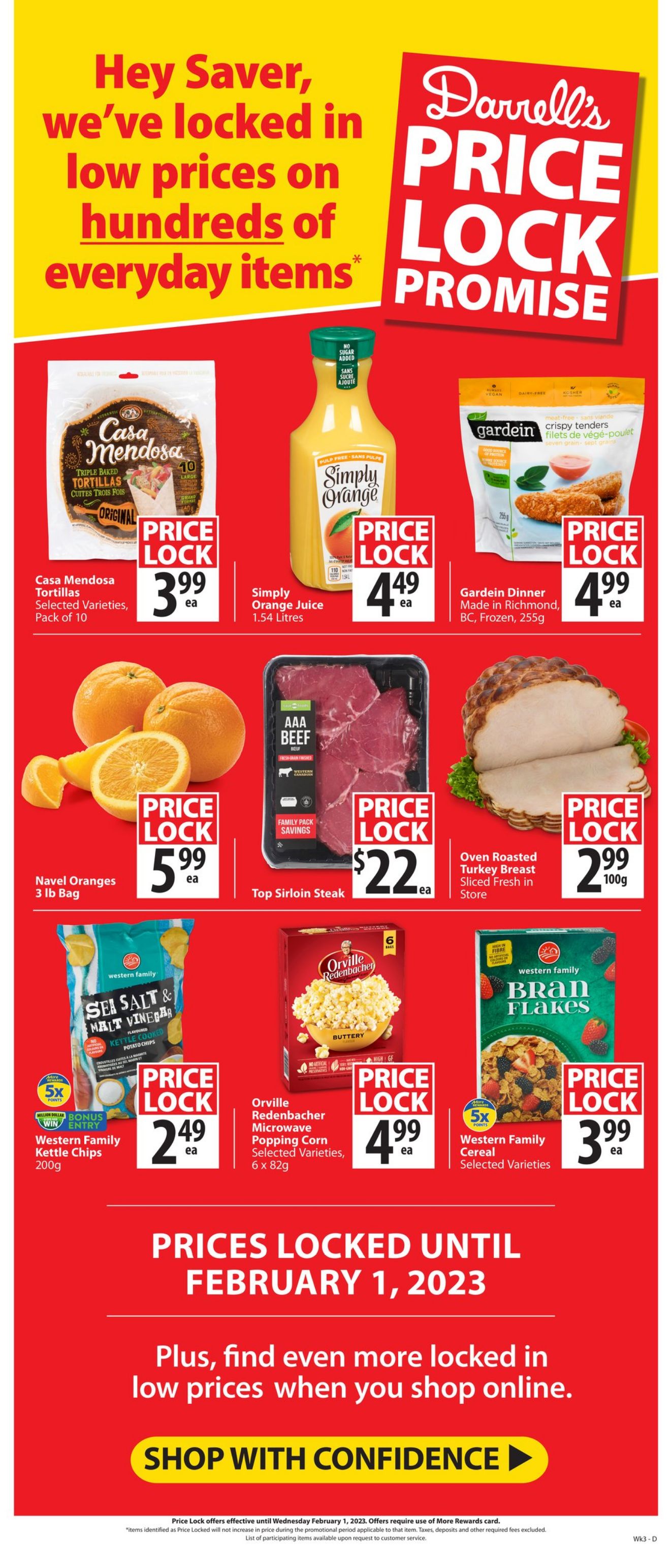 Flyer Save-On-Foods 19.01.2023 - 25.01.2023