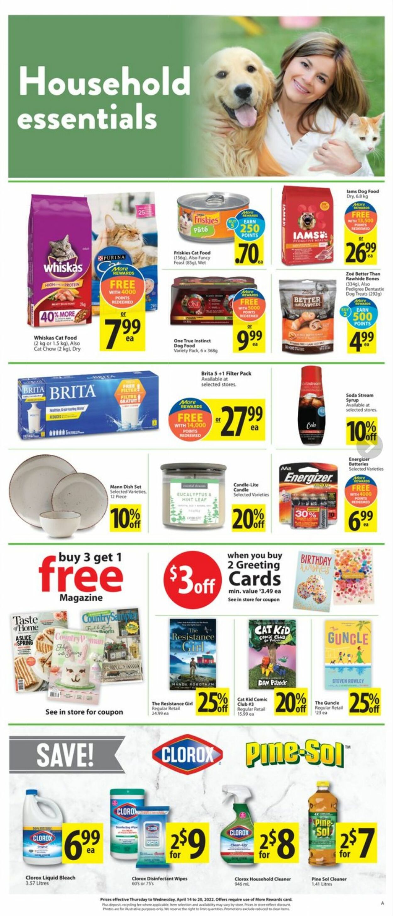 Flyer Save-On-Foods 14.04.2022 - 20.04.2022