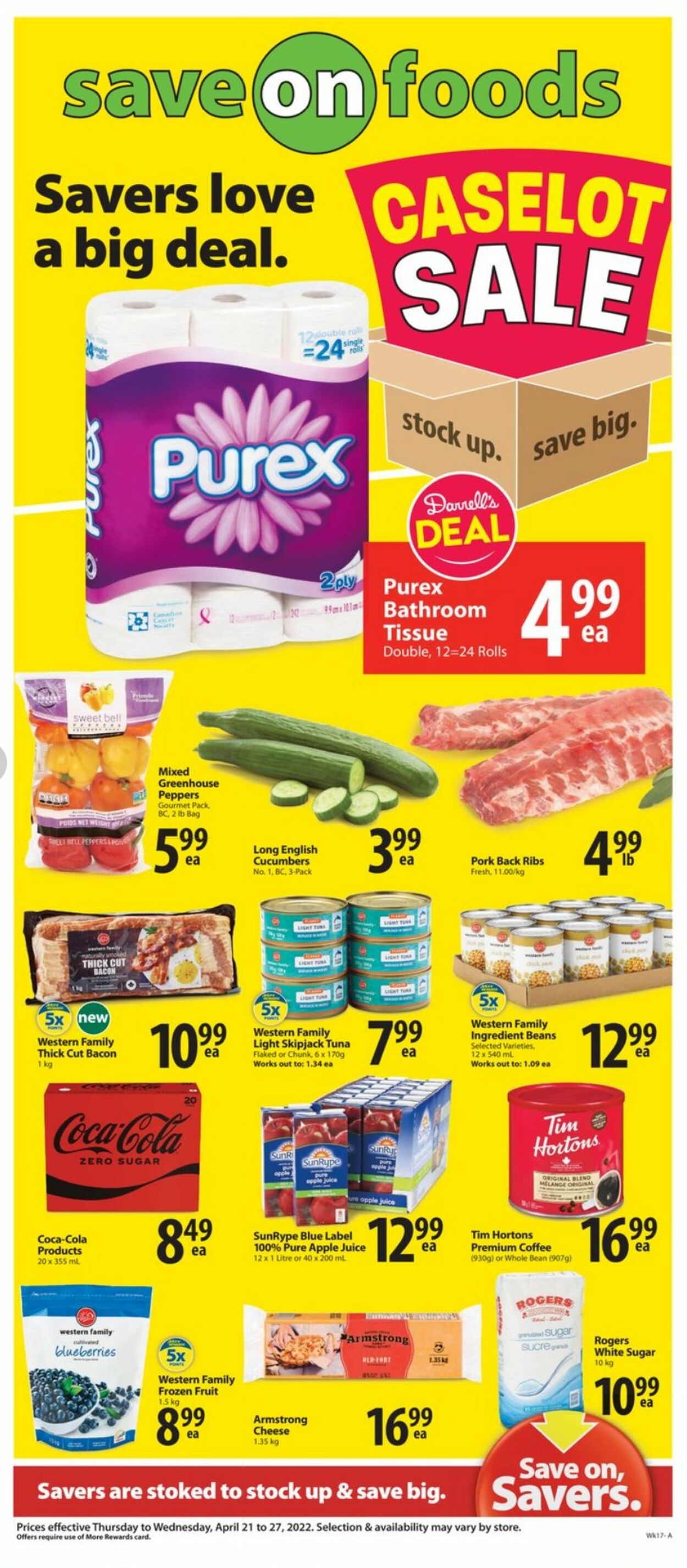 Flyer Save-On-Foods 21.04.2022 - 27.04.2022
