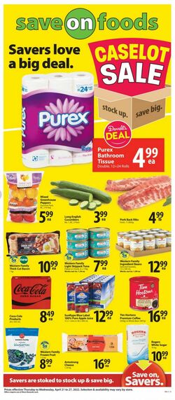 Flyer Save On Foods 21.04.2022-27.04.2022