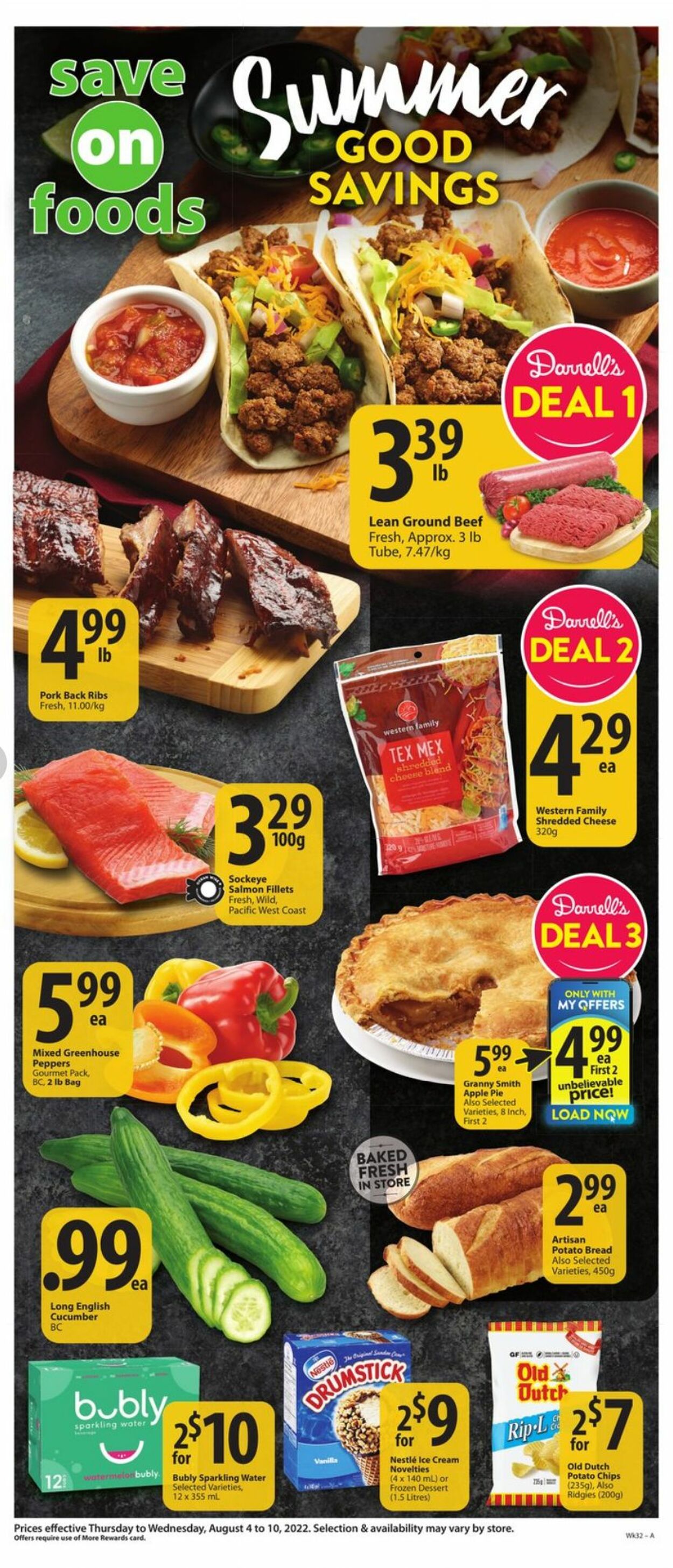 Flyer Save-On-Foods 04.08.2022 - 10.08.2022