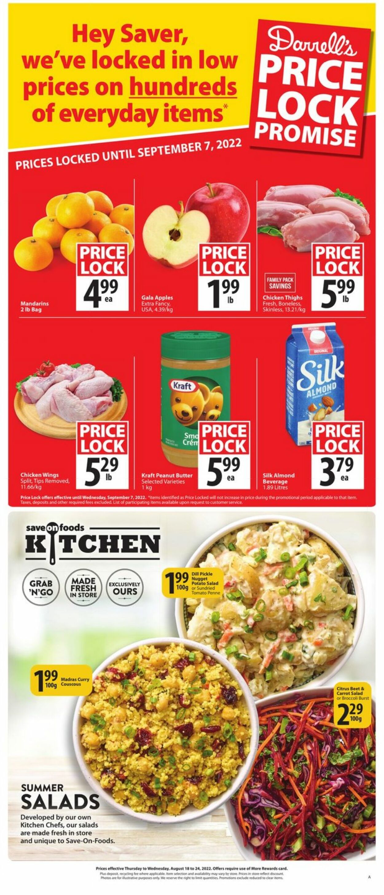 Flyer Save-On-Foods 18.08.2022 - 24.08.2022