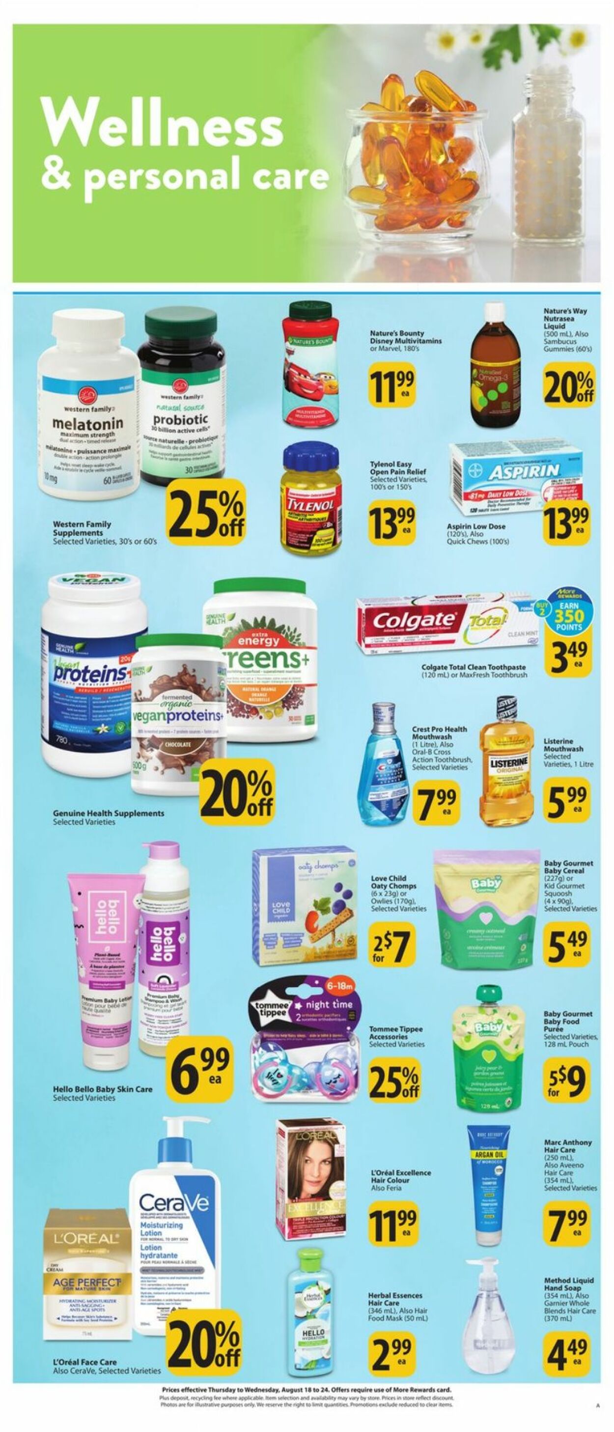 Flyer Save-On-Foods 18.08.2022 - 24.08.2022