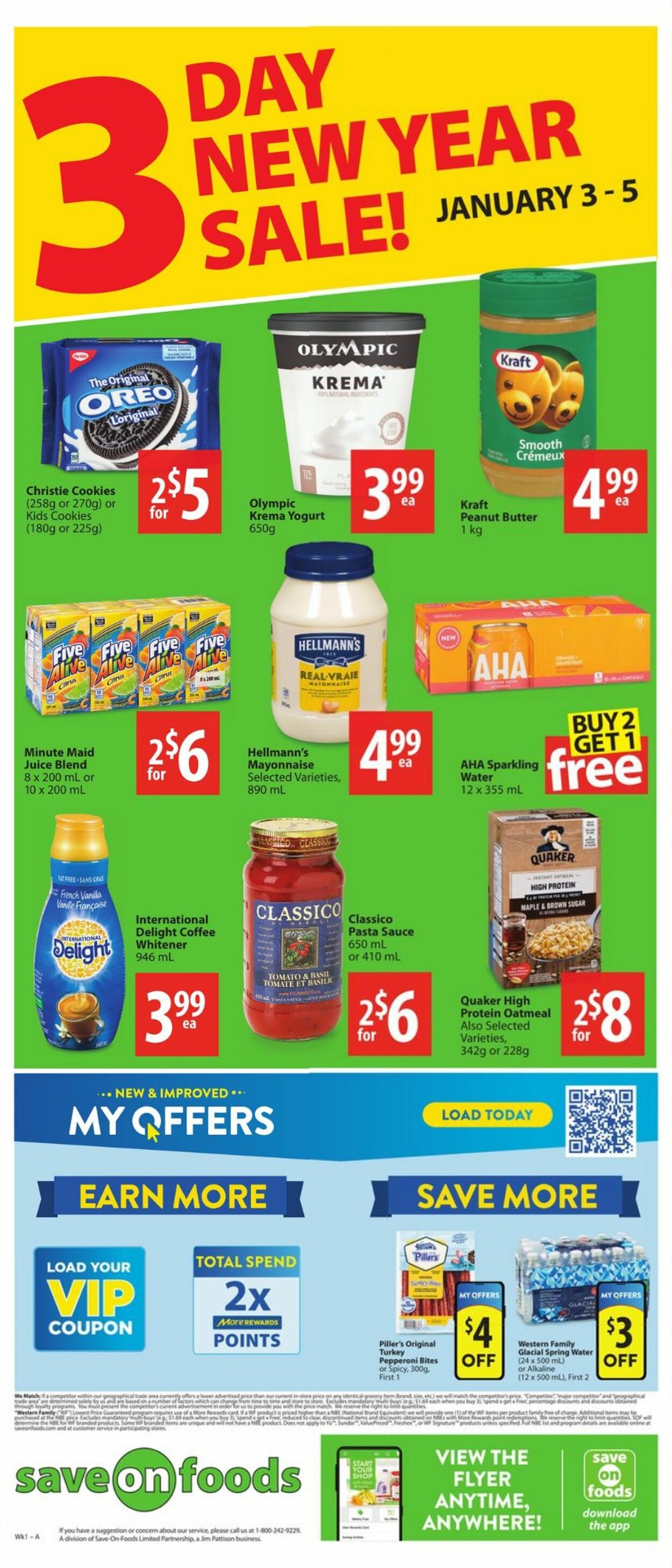 Flyer Save-On-Foods 03.01.2022 - 05.01.2022
