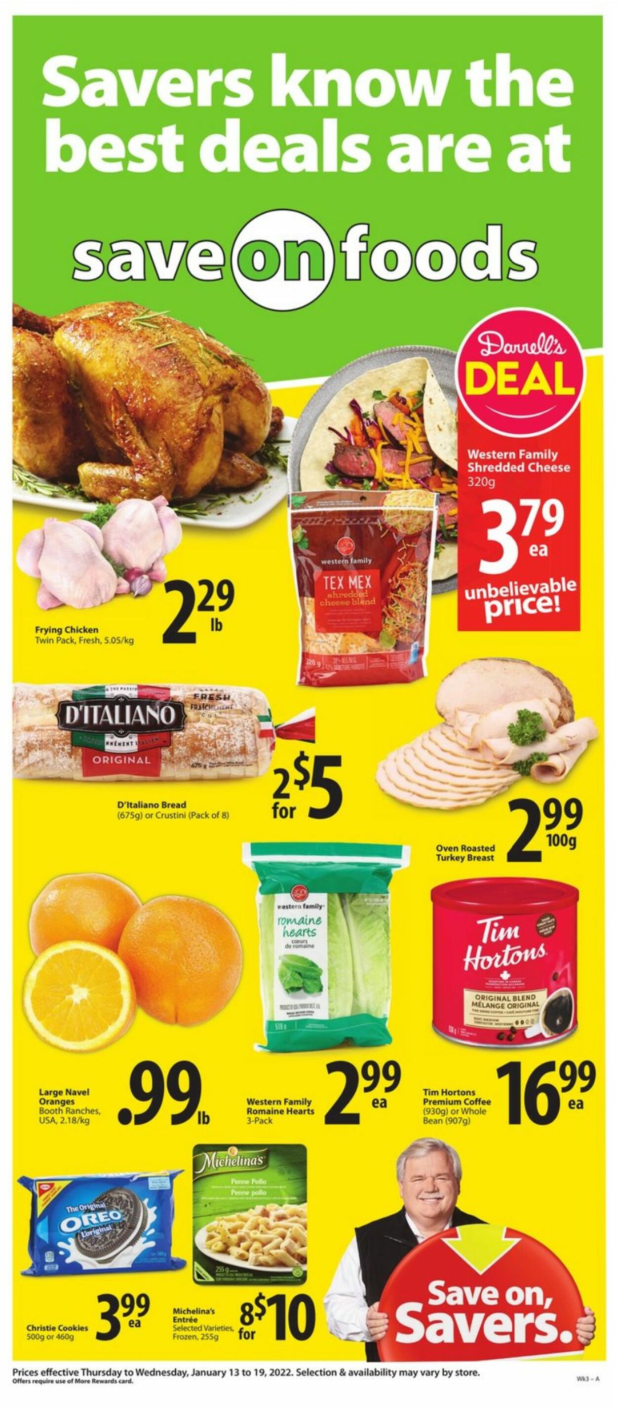 Flyer Save-On-Foods 13.01.2022 - 19.01.2022