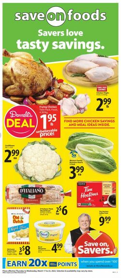 Flyer Save On Foods 17.03.2022-23.03.2022