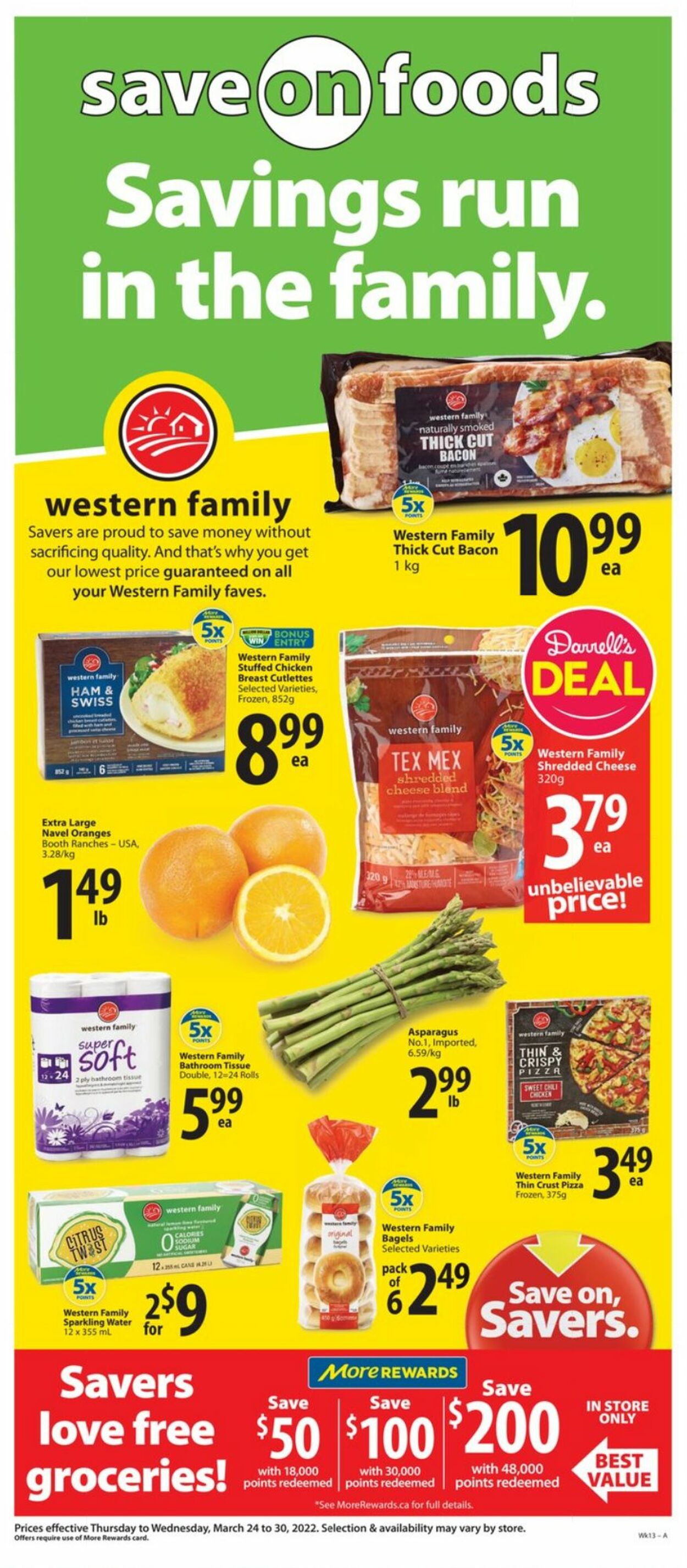 Flyer Save-On-Foods 25.03.2022 - 31.03.2022