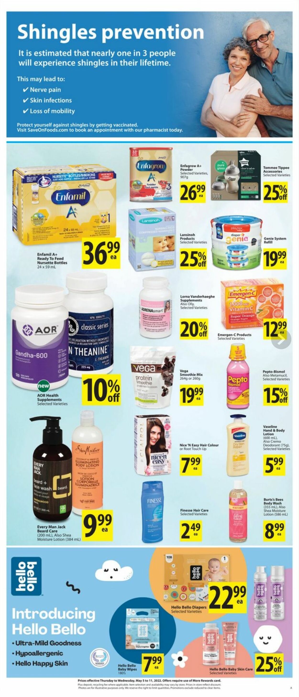 Flyer Save-On-Foods 05.05.2022 - 11.05.2022