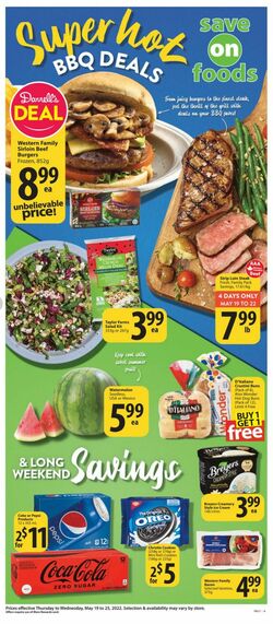Flyer Save On Foods 19.05.2022-25.05.2022