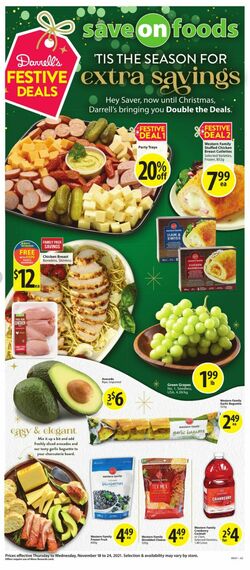  Save-On-Foods Flyer - Nov 18 to Nov 24