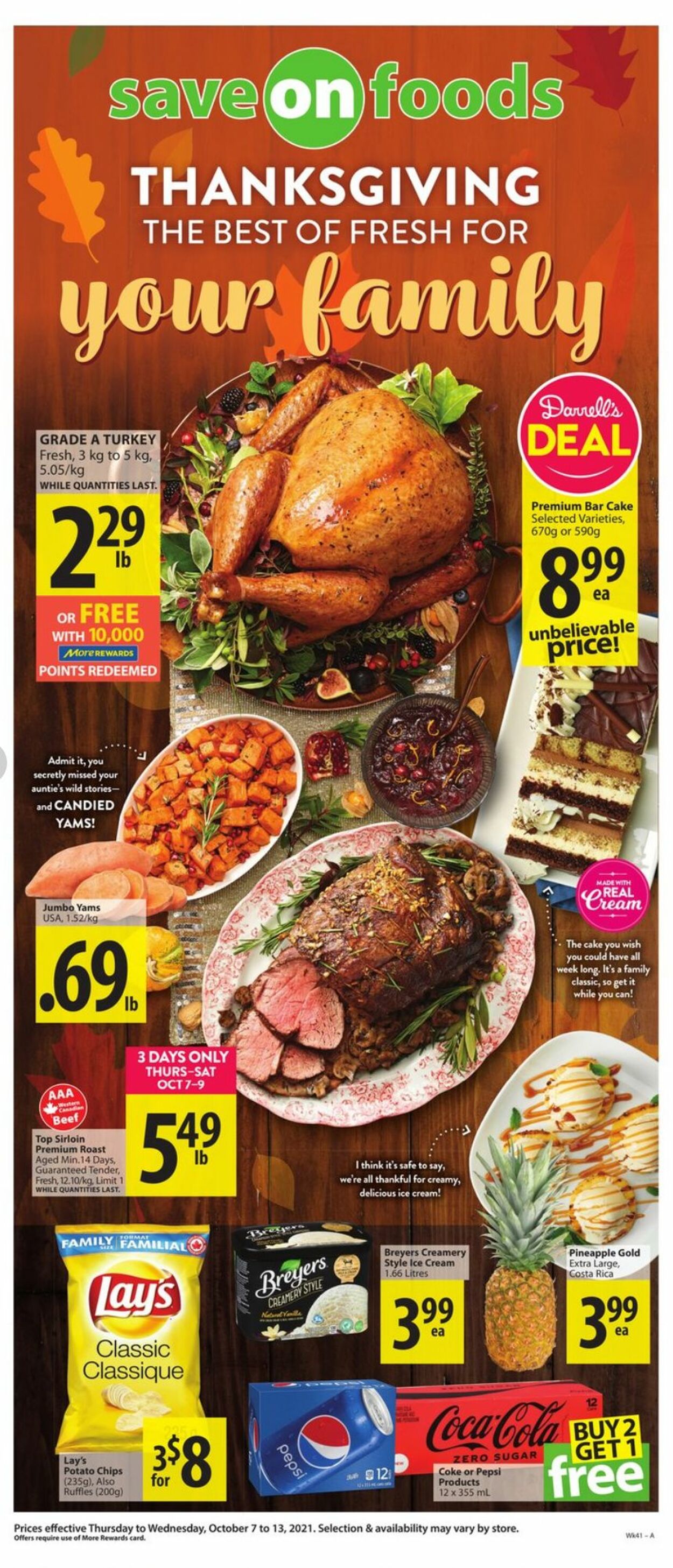 Flyer Save-On-Foods 07.10.2021 - 13.10.2021