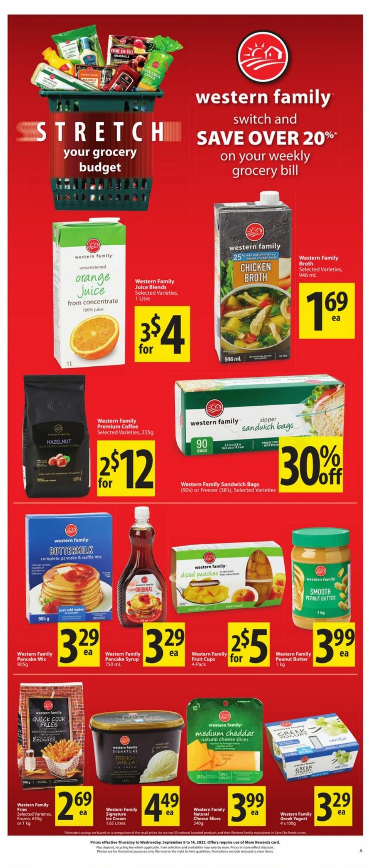 Flyer Save-On-Foods 08.09.2022 - 14.09.2022