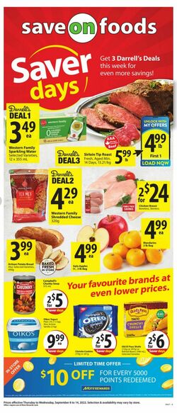 Flyer Save-On-Foods 08.09.2022-14.09.2022