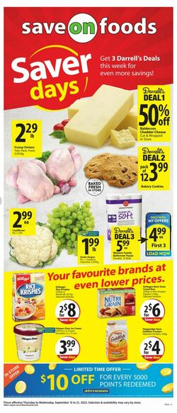 Flyer Save-On-Foods 15.09.2022-21.09.2022