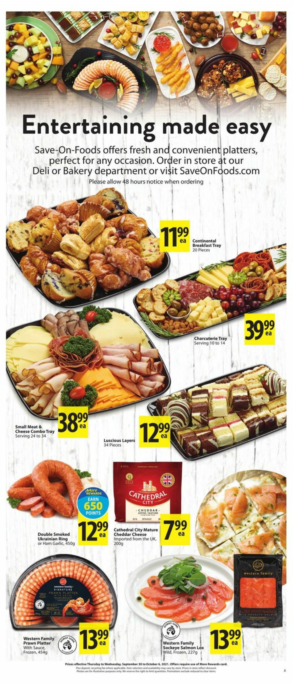 Flyer Save-On-Foods 30.09.2021 - 06.10.2021