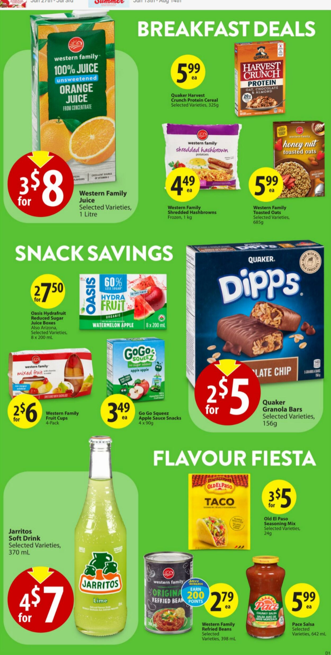 Flyer Save-On-Foods 04.07.2024 - 10.07.2024