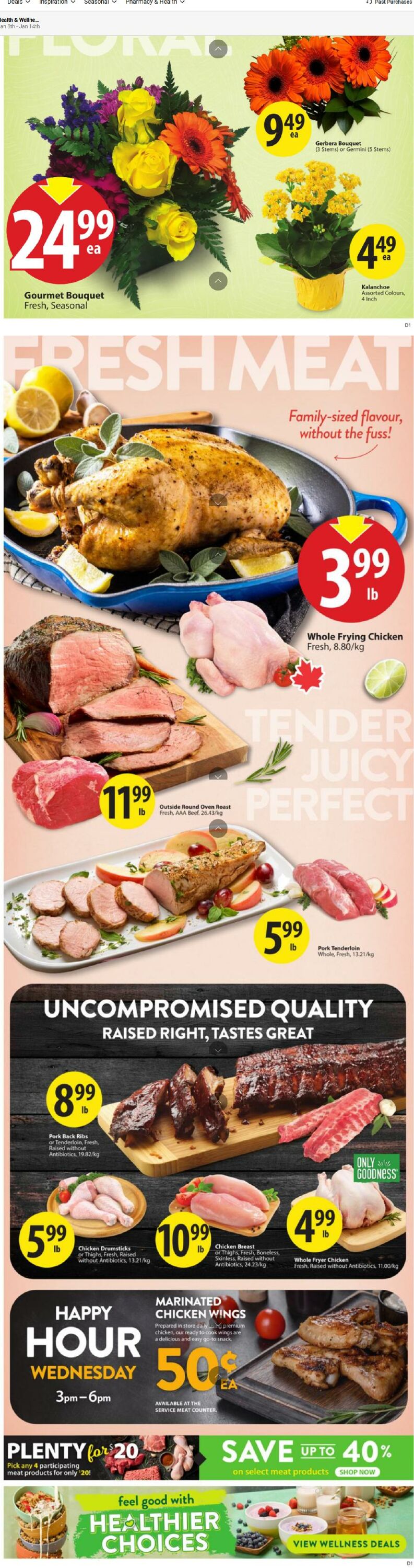 Flyer Save-On-Foods 08.01.2026 - 14.01.2026