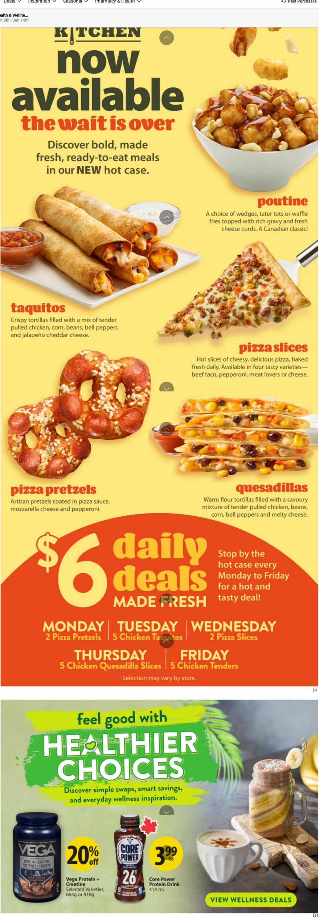 Flyer Save-On-Foods 08.01.2026 - 14.01.2026
