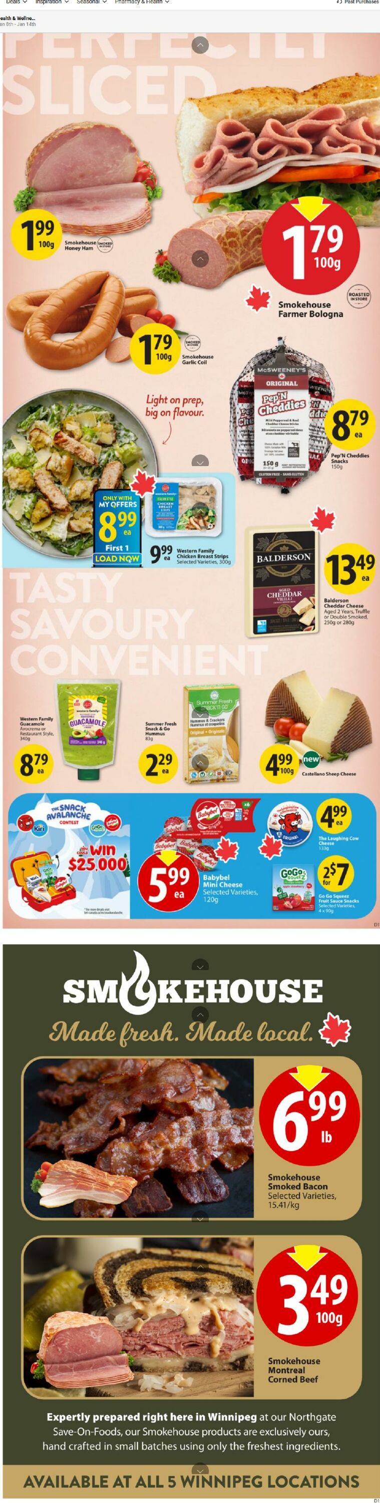 Flyer Save-On-Foods 08.01.2026 - 14.01.2026