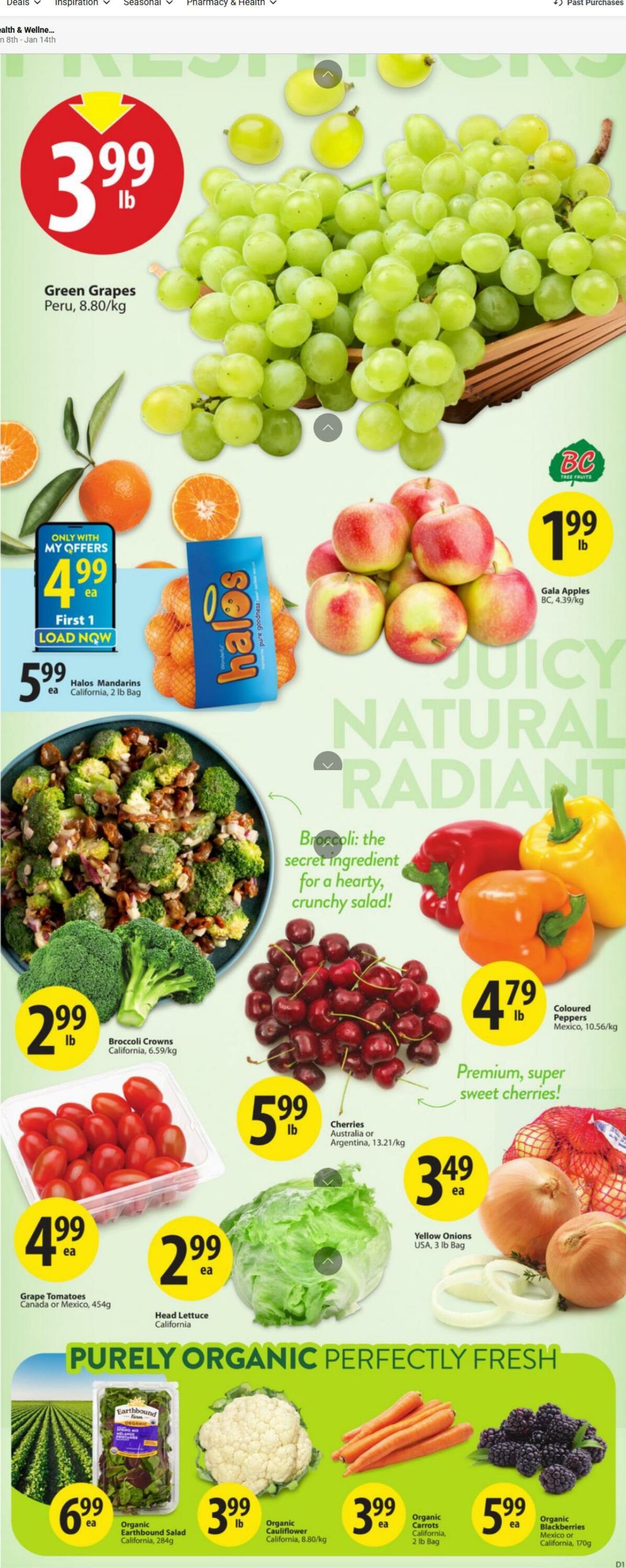 Flyer Save-On-Foods 08.01.2026 - 14.01.2026