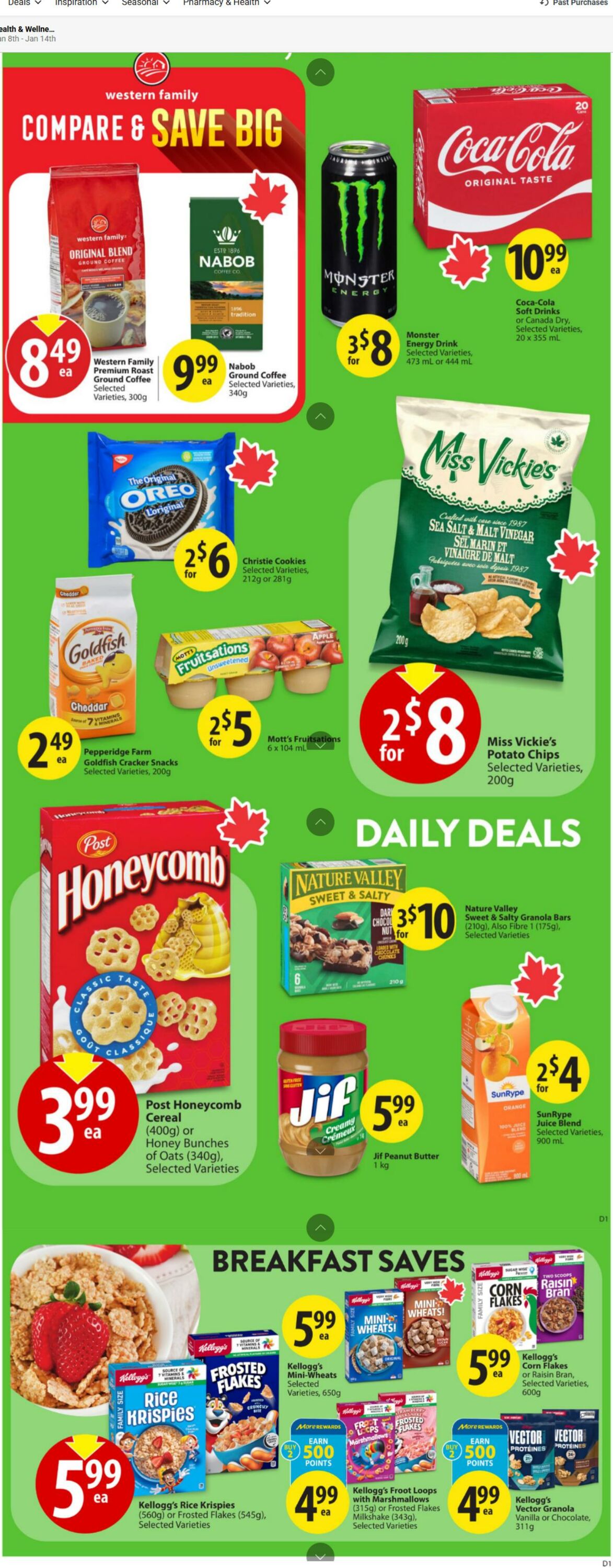 Flyer Save-On-Foods 08.01.2026 - 14.01.2026