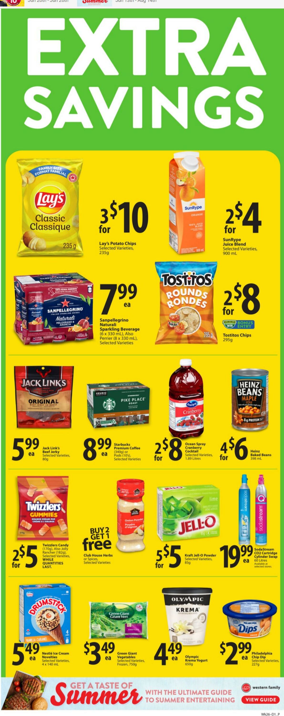Flyer Save-On-Foods 27.06.2024 - 03.07.2024