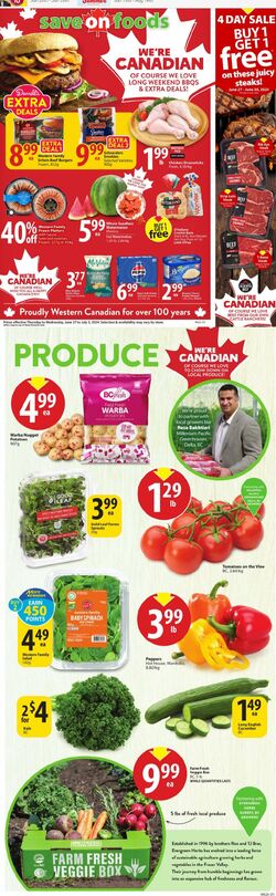Flyer Save-On-Foods 19.01.2023 - 25.01.2023