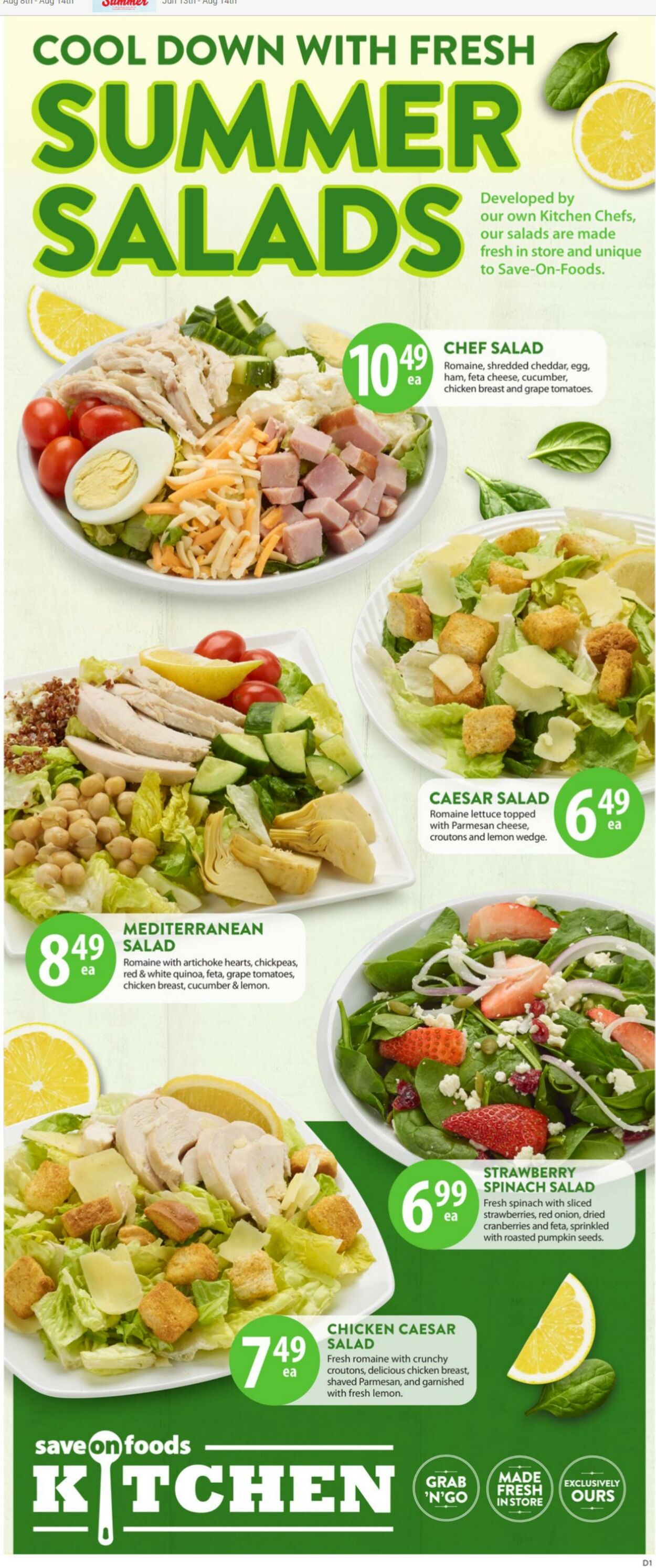 Flyer Save-On-Foods 15.08.2024 - 21.08.2024