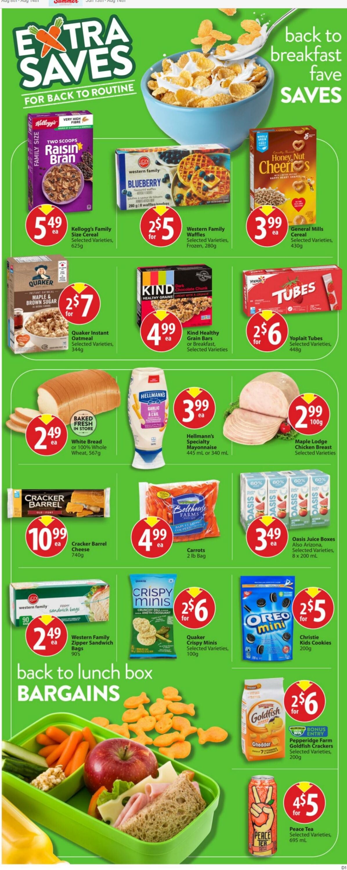 Flyer Save-On-Foods 15.08.2024 - 21.08.2024