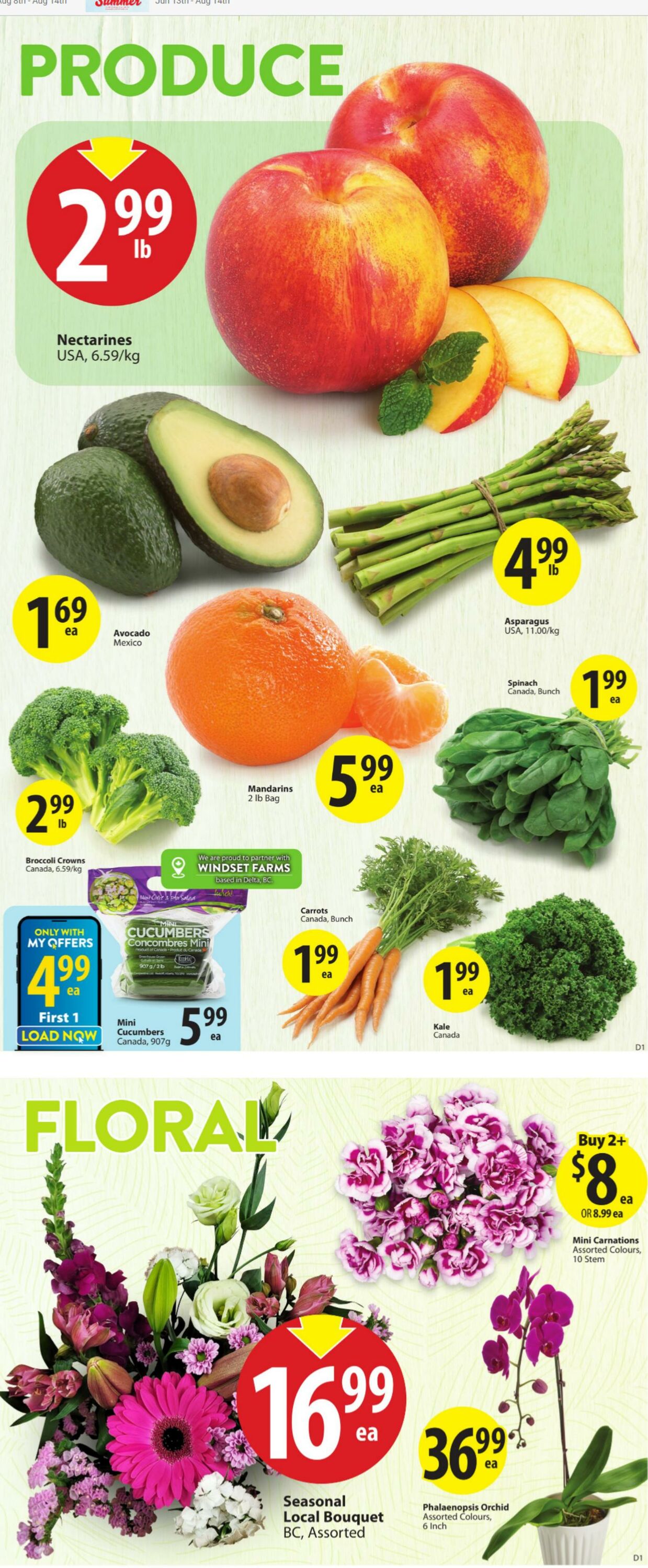 Flyer Save-On-Foods 15.08.2024 - 21.08.2024