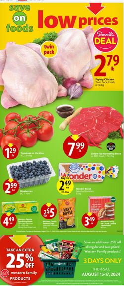 Flyer Save-On-Foods 26.09.2024 - 02.10.2024