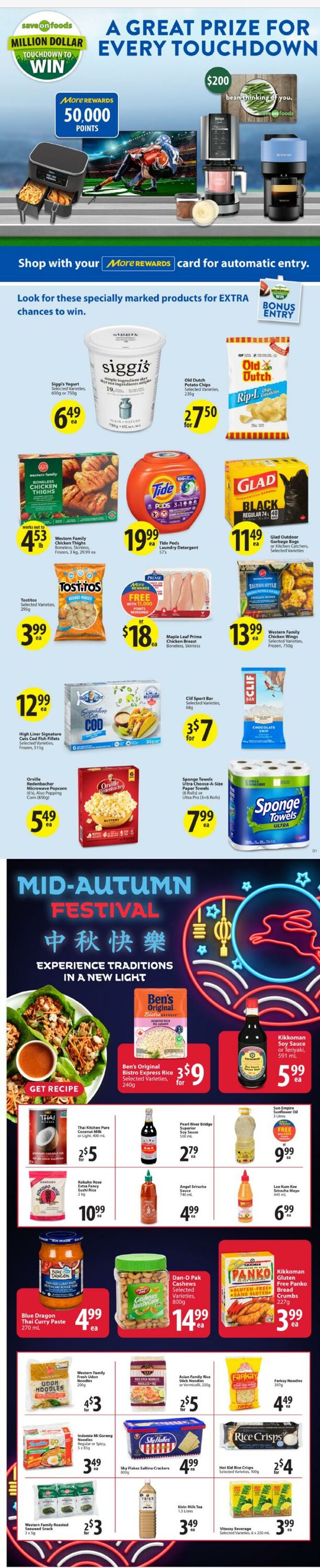 Flyer Save-On-Foods 12.09.2024 - 18.09.2024