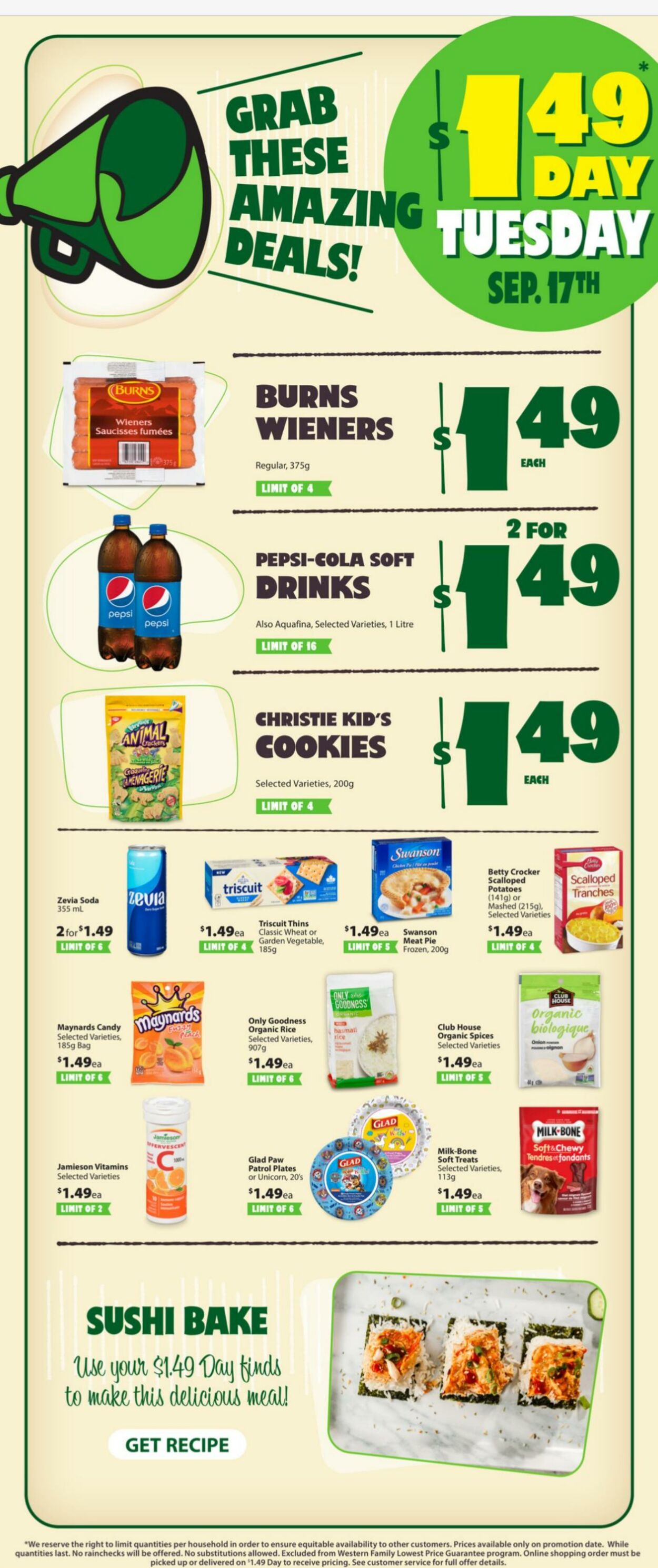 Save-On-Foods Promotional flyers