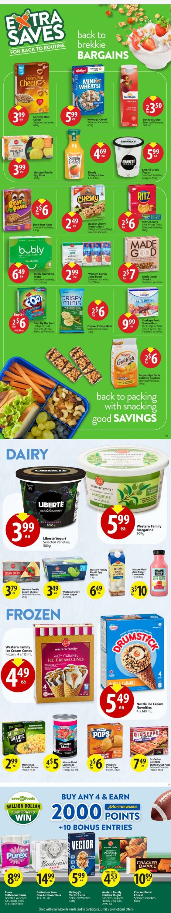 Flyer Save-On-Foods 22.08.2024 - 28.08.2024