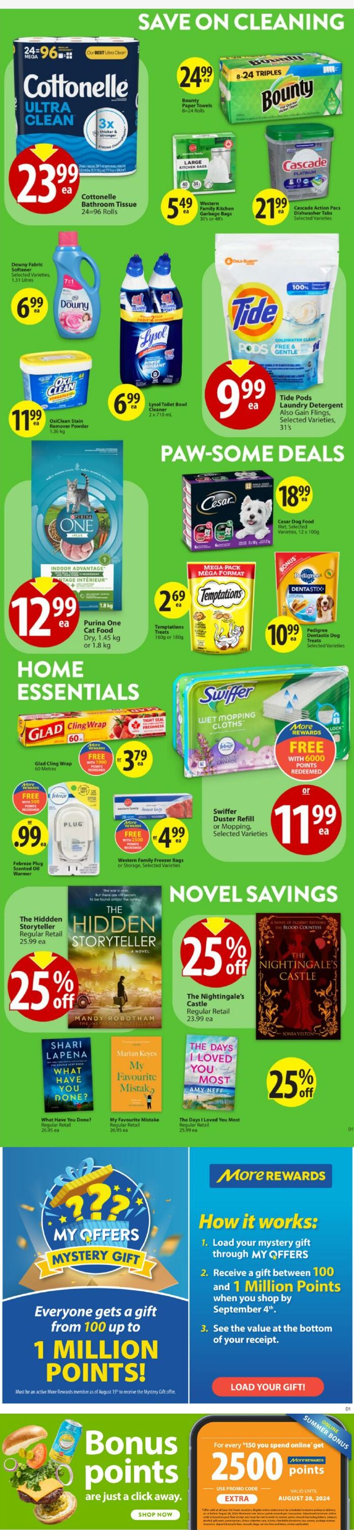 Flyer Save-On-Foods 22.08.2024 - 28.08.2024