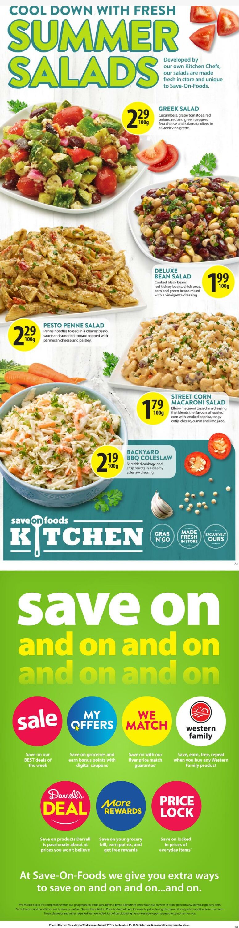 Flyer Save-On-Foods 29.08.2024 - 04.09.2024