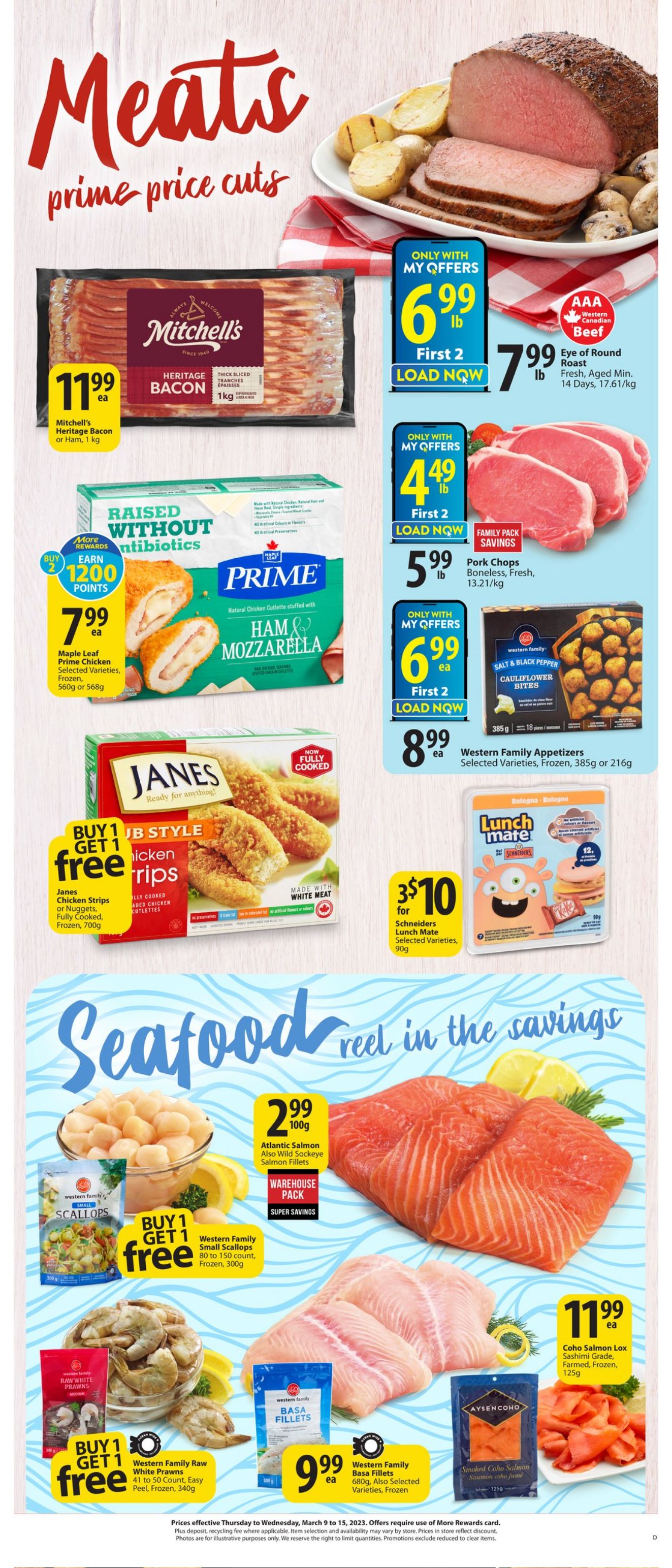 Flyer Save-On-Foods 09.03.2023 - 15.03.2023