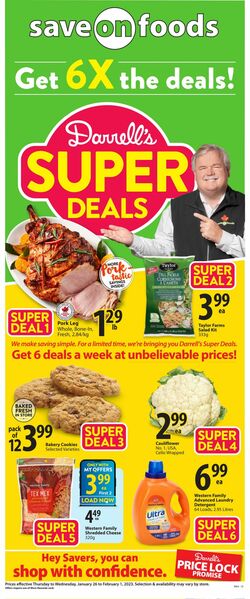 Flyer Save-On-Foods 26.01.2023-01.02.2023