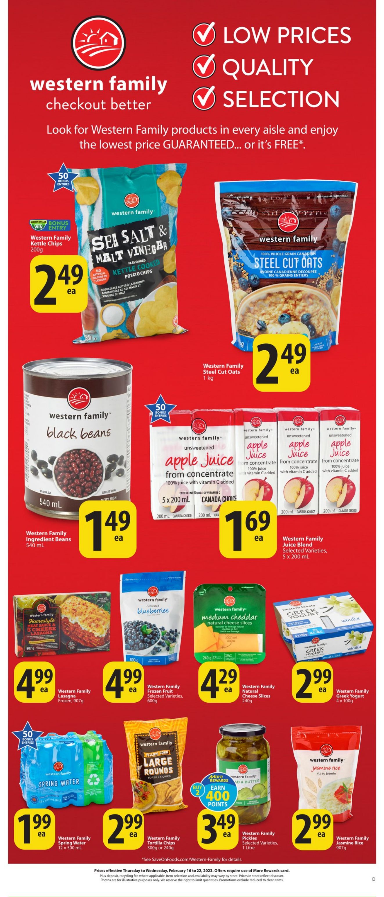 Flyer Save-On-Foods 16.02.2023 - 22.02.2023