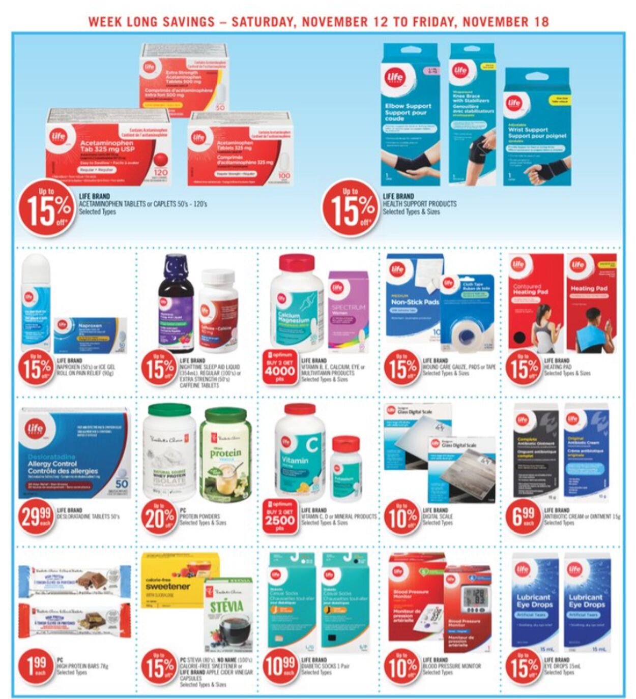 Flyer Shoppers Drug Mart 12.11.2022 - 18.11.2022