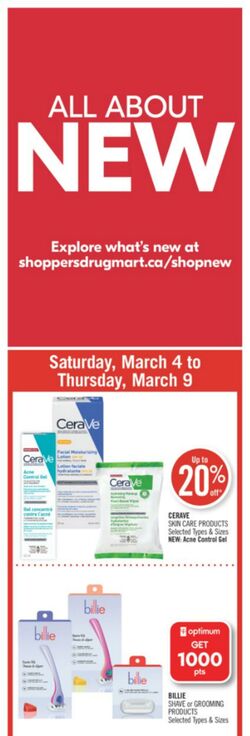 Flyer Shoppers Drug Mart 18.03.2023 - 23.03.2023