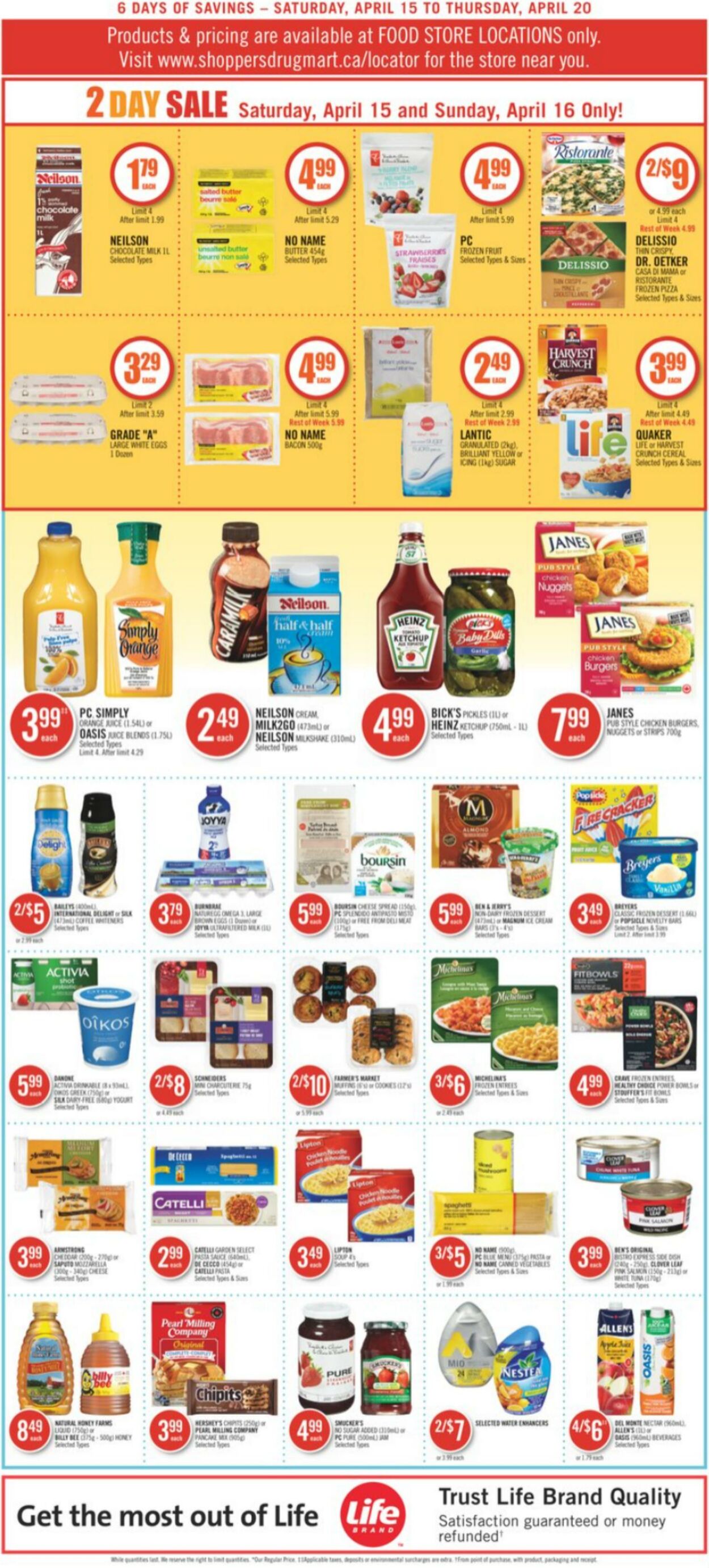 Flyer Shoppers Drug Mart 15.04.2023 - 20.04.2023