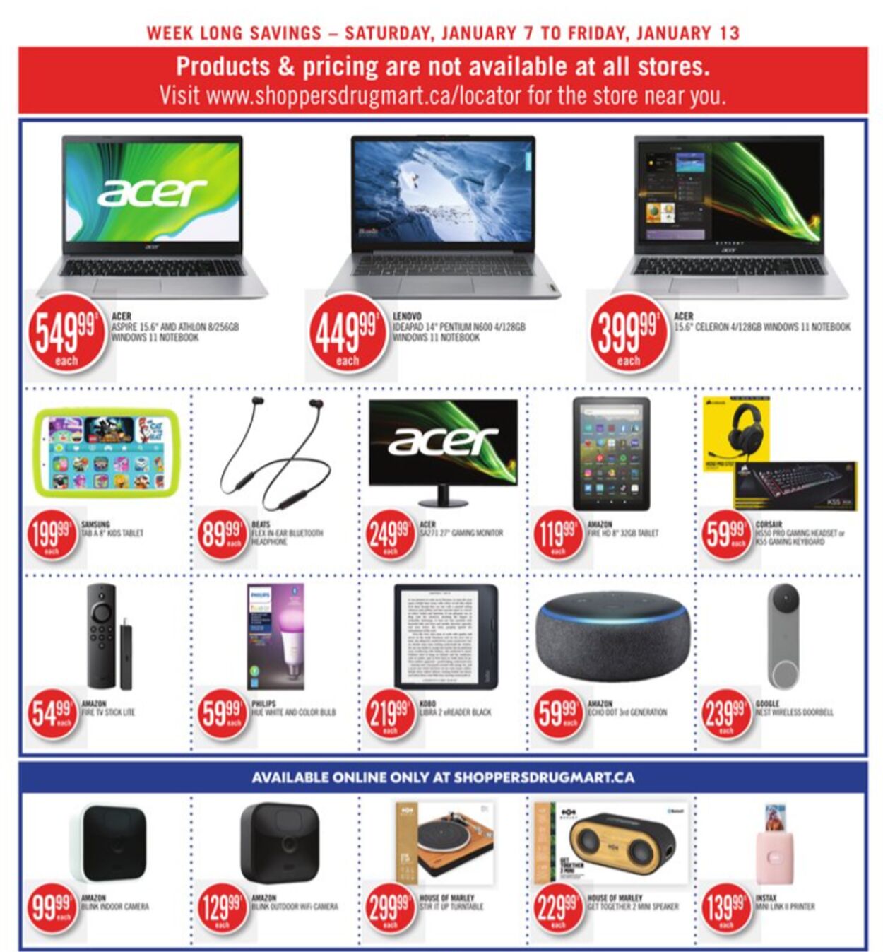 Flyer Shoppers Drug Mart 07.01.2023 - 13.01.2023