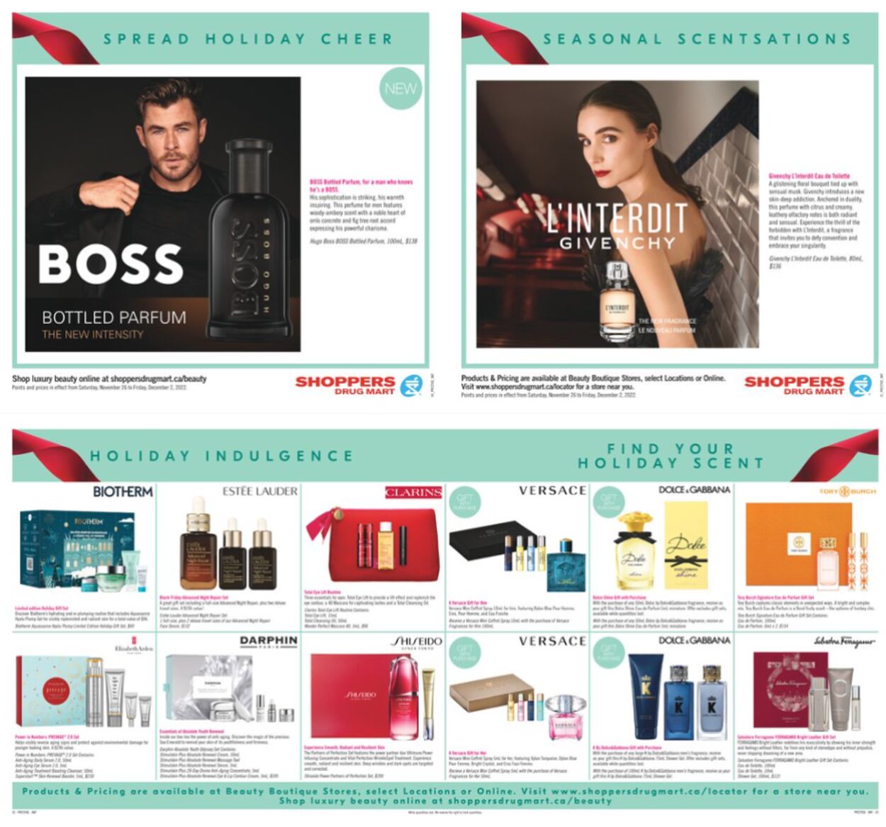 Flyer Shoppers Drug Mart 26.11.2022 - 02.12.2022