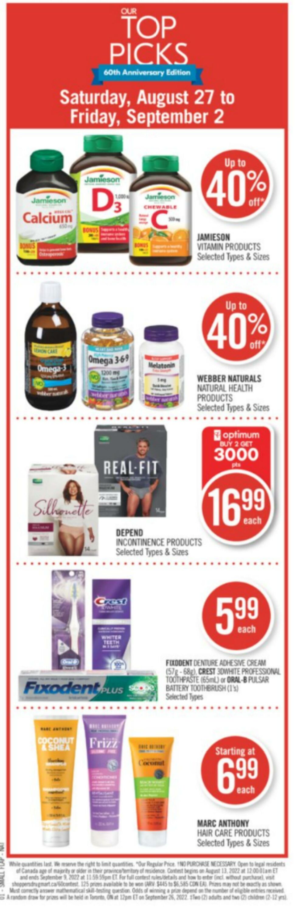 Flyer Shoppers Drug Mart 27.08.2022 - 02.09.2022