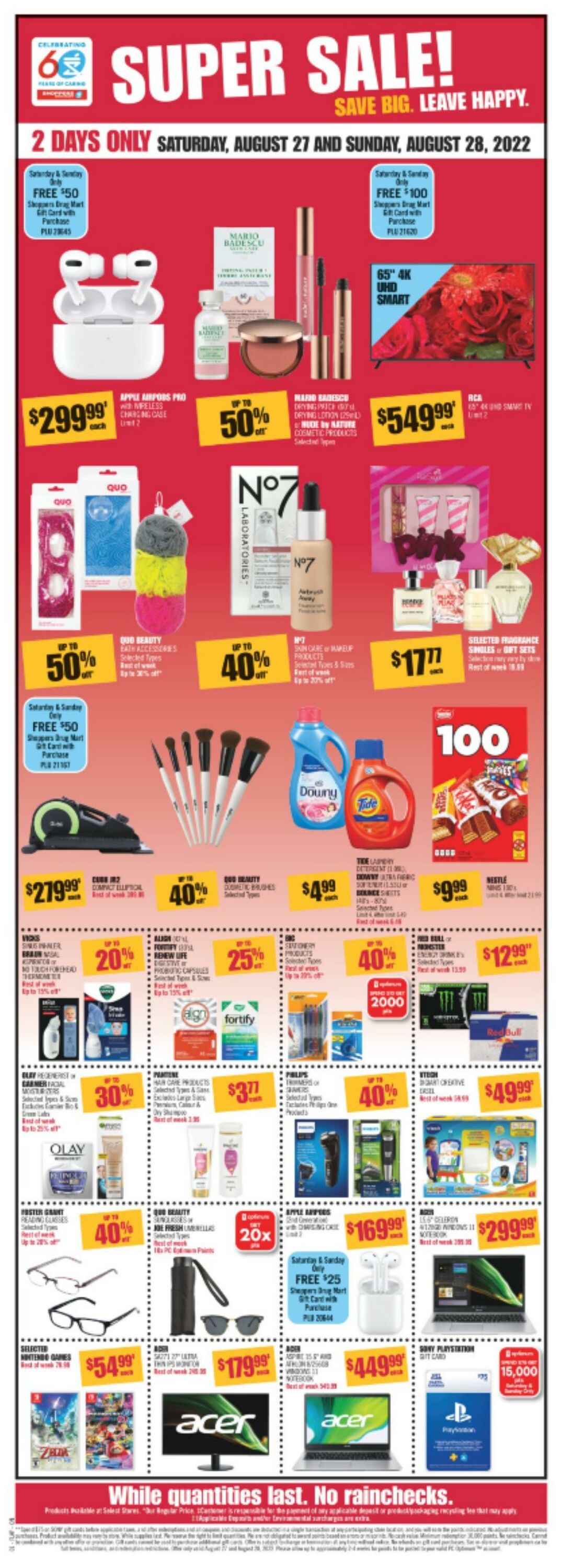 Flyer Shoppers Drug Mart 27.08.2022 - 02.09.2022