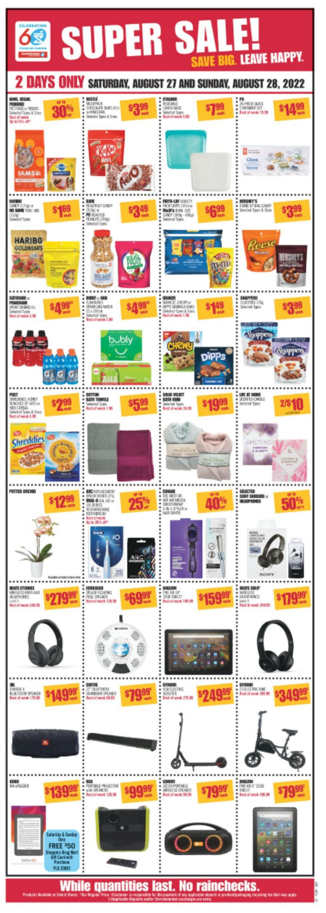 Flyer Shoppers Drug Mart 27.08.2022 - 02.09.2022